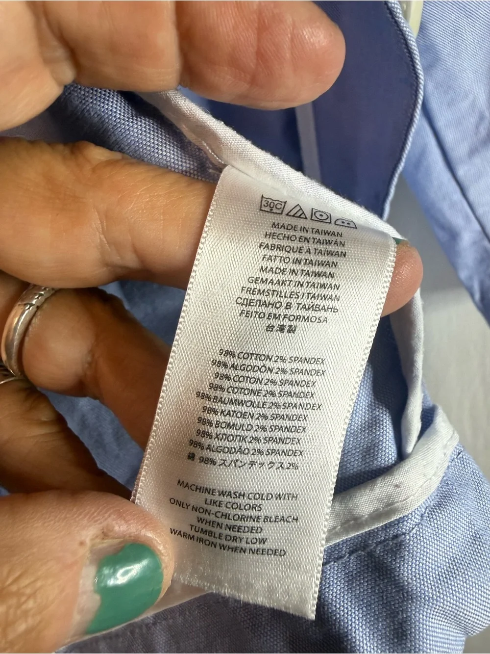 Michael Kors Light Blue Cotton Blazer Jacket